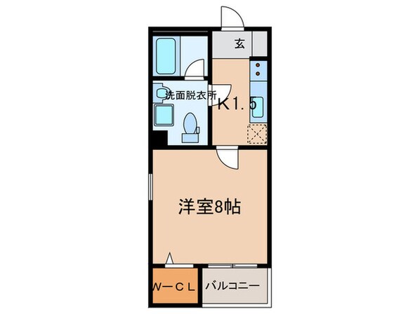 リアン猫洞通の物件間取画像